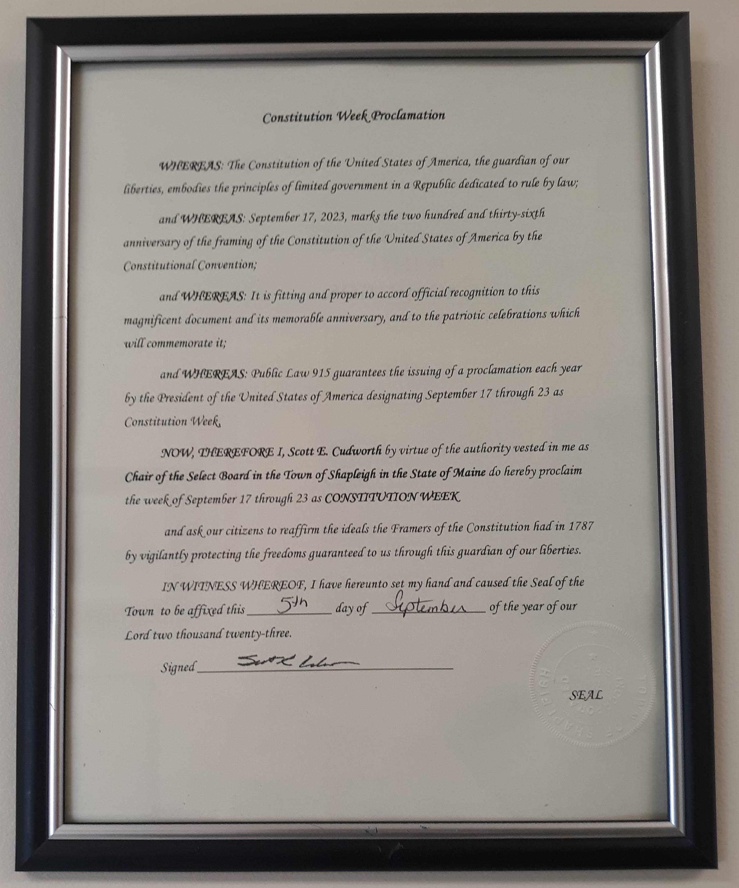 Consititution Proclamation Week 2023 - Copy